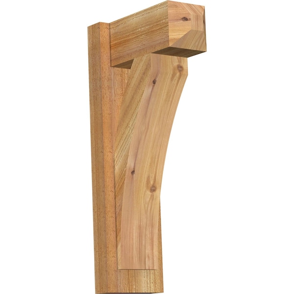 Ekena Millwork Thorton Craftsman Rough Sawn Outlooker, Western Red Cedar, 6"W x 12"D x 24"H OUT06X12X24THR04RWR - main